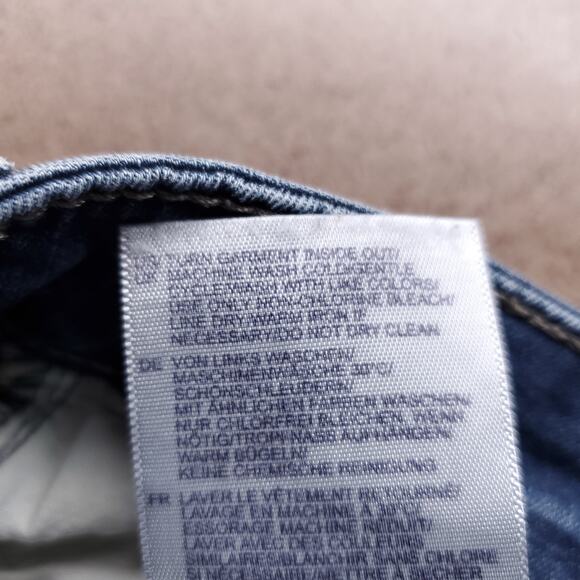 NYDJ Marilyn Jeans Women 14 Blue Straight Leg Lift x Tuck Technology Sustainable - Picture 12 of 13